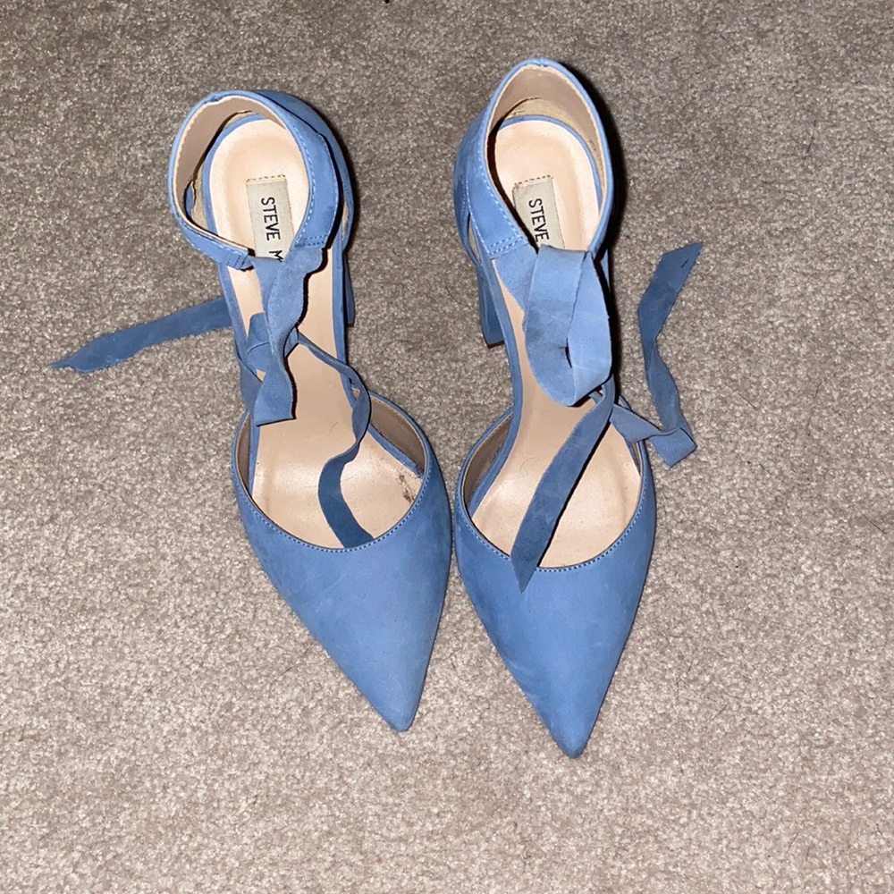 Steve Madden baby Blue 5 inch heels size 9.5